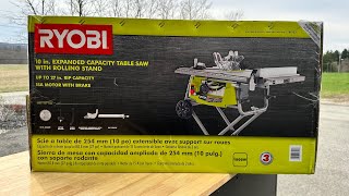 Ryobi 15amp 10in Expanded Capacity Table Saw Overall Review