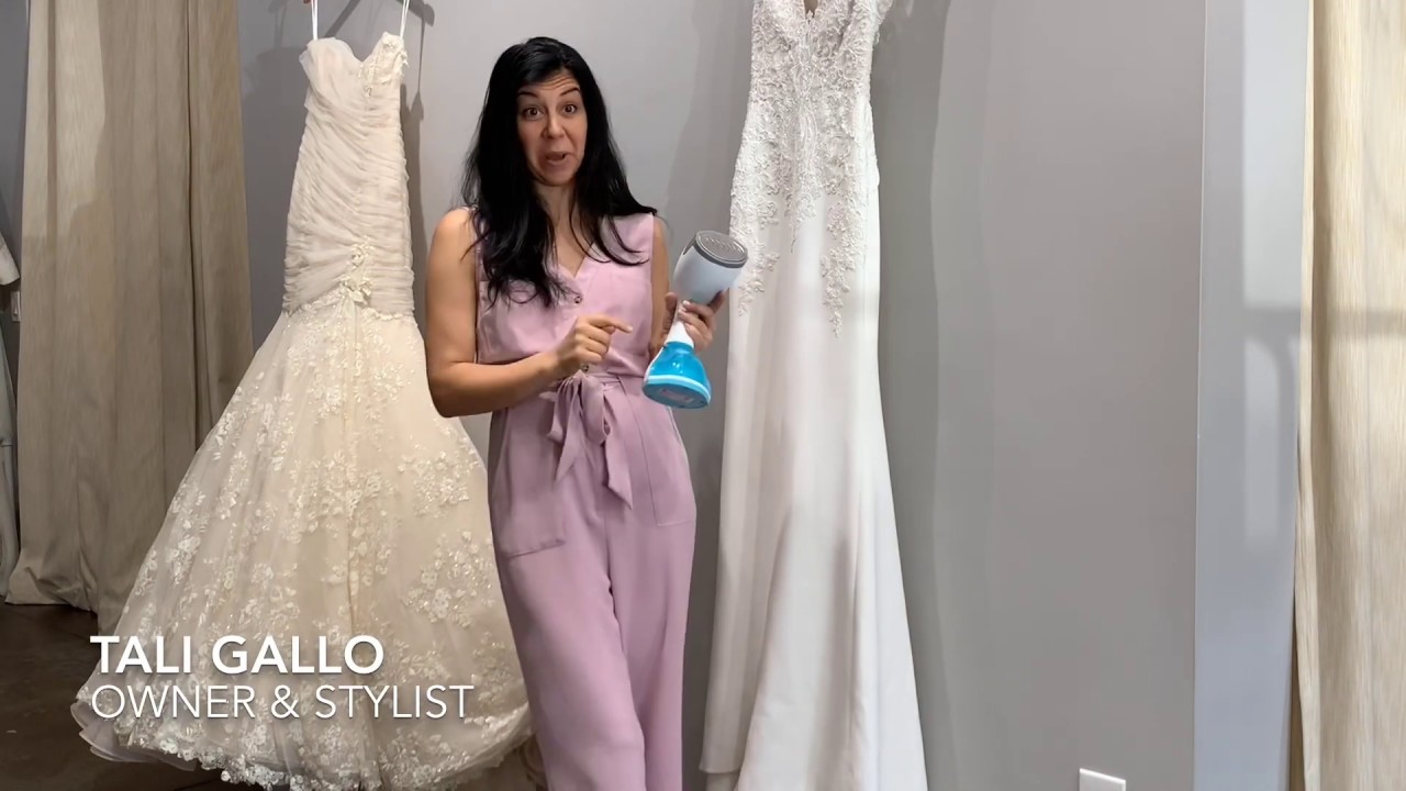 How to Steam a Wedding Dress with a Steamer