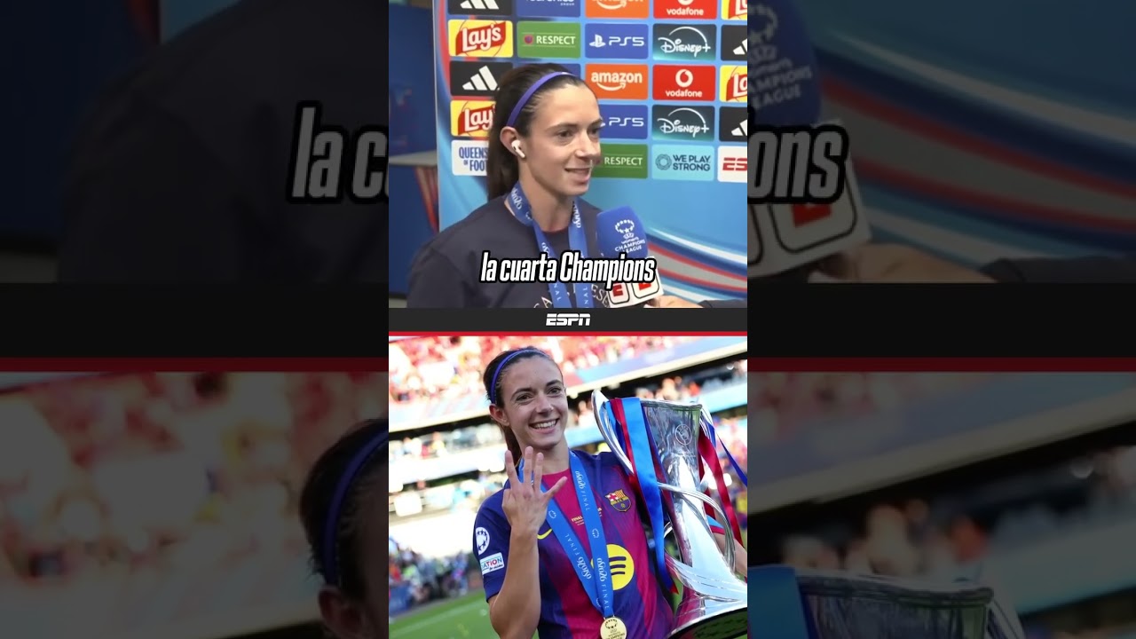 Del “eso no es para niñas” a levantar una #Champions. 💥
