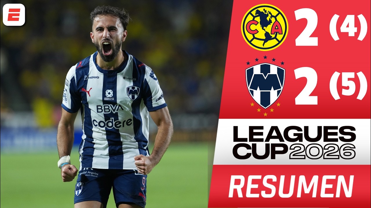 PARTIDO DE INFARTO. RAYADOS ELIMINA al AMÉRICA EN PENALES y avanzan a la FINAL | LEAGUES CUP