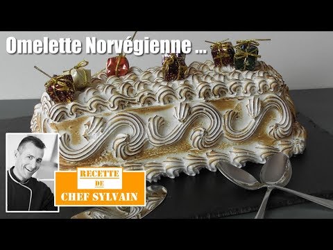 Norwegian Omelette with Pear and Caramel