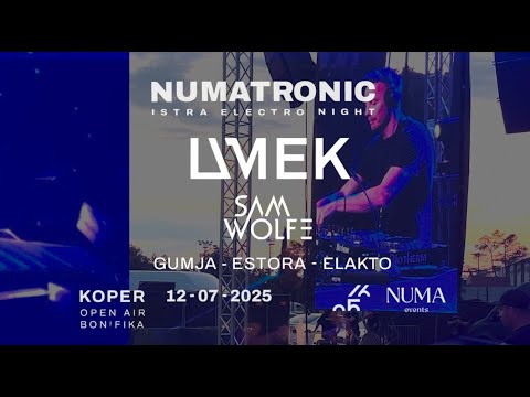 Music Festival Event NUMATRONIC 2025 - UMEK and Sam Wolfe - Koper, Slovenia
