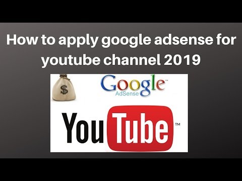 How to apply google adsense for youtube channel 2019