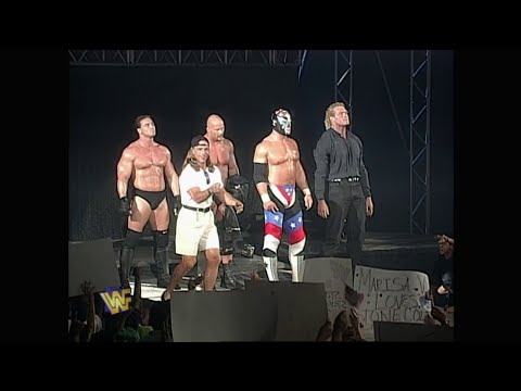 The Patriot WWF Debut! feat Sycho Sid, Steve Austin, Ken Shamrock & Shawn Michaels 1997