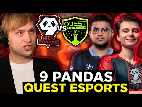 НС СМОТРИТ ИГРУ 9 PANDAS ПРОТИВ QUEST ESPORTS | 9 Pandas VS Quest Esports BALI MAJOR 2023
