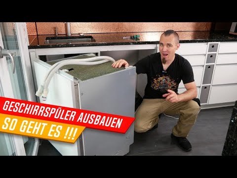 Geschirrspüler ausbauen, Spülmaschine demontieren - Anleitung vom Küchenkönig👑