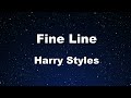 Karaoke♬ Fine Line - Harry Styles 【No Guide Melody】 Instrumental