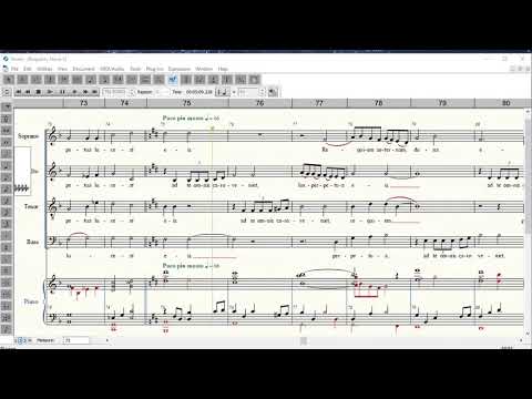 Requiem for the Living, Move 1, Tenor Highlighted