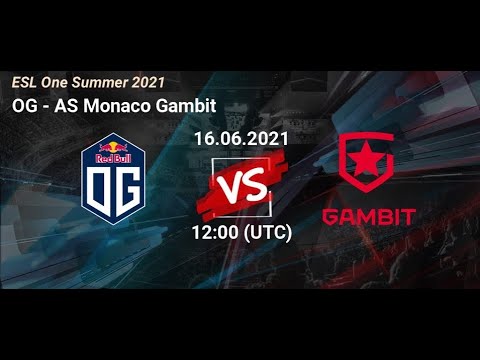 OG vs AS Monaco Gambit |  SUMAIL IS BACK!!  ESL ONE SUMMER 2021 DOTA 2