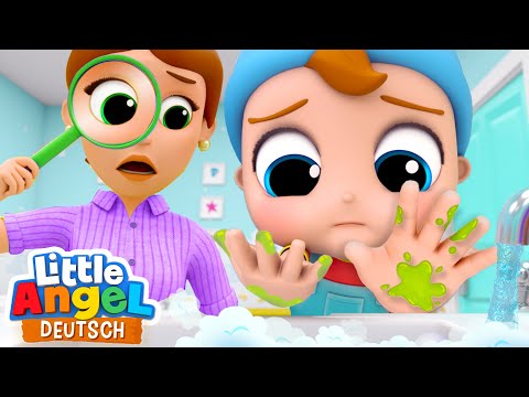 Wasch die Händchen | Händewaschen nicht vergessen! | Little Angel Deutsch - Kinderlieder