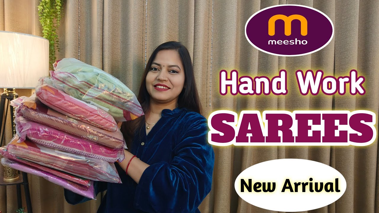Meesho Designer Saree Collection | Meesho Latest Saree Haul | Adhira