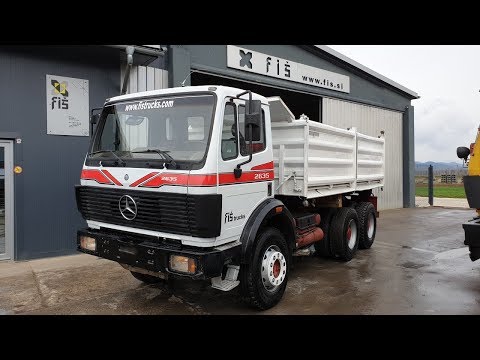TRUCK MERCEDES-BENZ SK 2635 6X4 TIPPER FIŠ TRUCKS & MACHINERY SLOVENIA