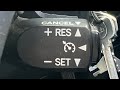 Toyota Cruise Control How To Use