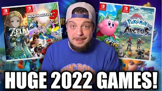 30 GREAT NINTENDO SWITCH GAMES COMING IN 2022!