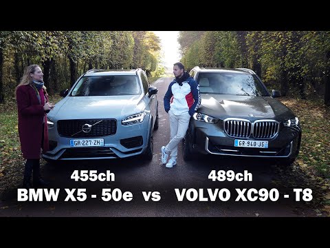 BMW X5 vs VOLVO CX90 - Duel: plug-in hybrid SUV for CEO / Comparison