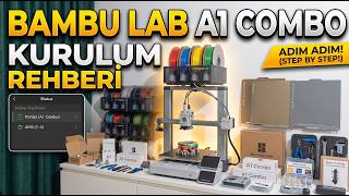3D YAZICI AİLEMİZİ BÜYÜTTÜK! 🚀 | Bambu Lab A1 Combo (AMS) Kurulumu