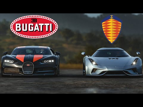 Koenigsegg Regera VS. Bugatti Chiron Super Sport 0-400 KMH/0-250 MPH Acceleration Comparison