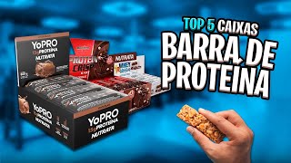 Top 5 Melhores CAIXAS DE BARRA DE PROTEÍNA em 2024! ✅