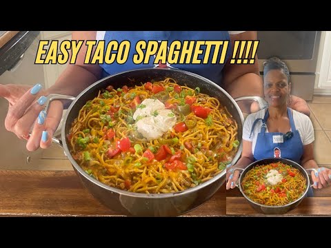 How To Make Easy Taco Spaghetti !!!!