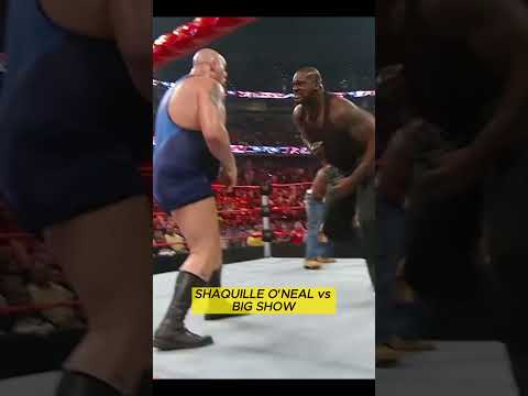 Shaquille O'Neal vs Big Show | #WWF #Shorts