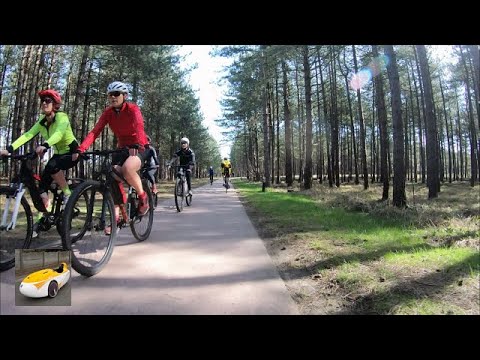 Velomobile through the Lommel Sahara