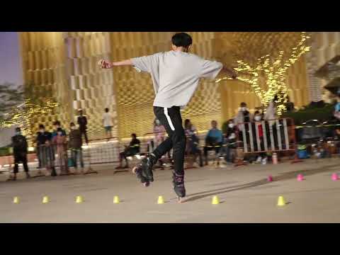 Classic Slalom Men Chettanant Khanjamnong CentralAyutthaya Inline Freestyle  Competition #1