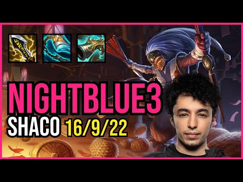 NIGHTBLUE3 - SHACO vs HECARIM Jungle - NA Master - Patch 11.5