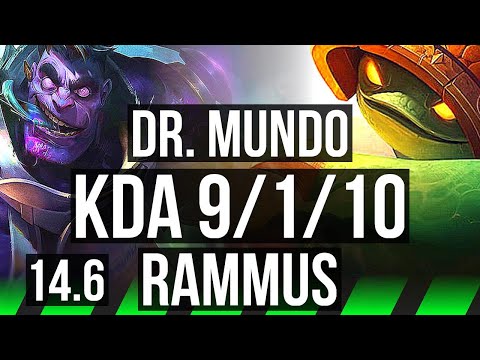 MUNDO vs RAMMUS (JNG) | 9/1/10, 1400+ games | NA Master | 14.6