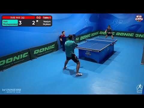 23:00 Yurii Shchepanskyi 0-3 Vadym Hryban West 5 WIN CUP 01.12.2022 | TABLE TENNIS WINCUP