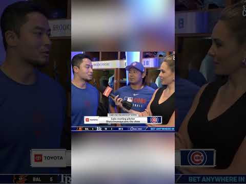 Shota Imanaga spent All-Star break at Wrigley Field 💪