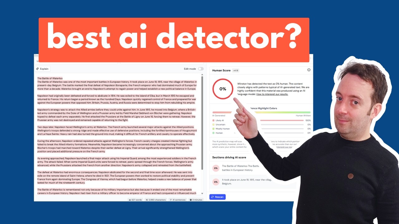 Winston AI Review 2026 - The Best AI Detector? video thumbnail