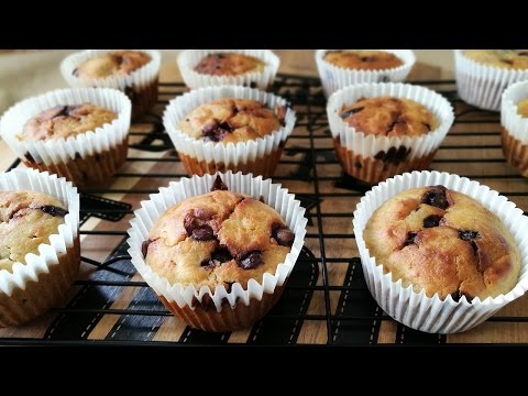 Banana & Chocolate Chip Muffins Recipe