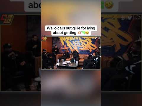 Wallo calls out gillie for lying about getting shot 😂 #gillie #wallo267 #club520 #Shorts