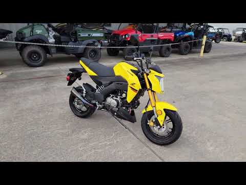 2022 Kawasaki Z125 Pro in La Marque, Texas - Video 1