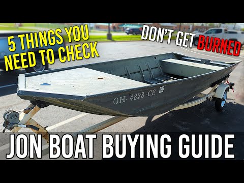 JON BOAT BUYING GUIDE - TOP 5 THINGS TO CHECK - How To Buy Used Aluminum Boat Facebook Marketplace