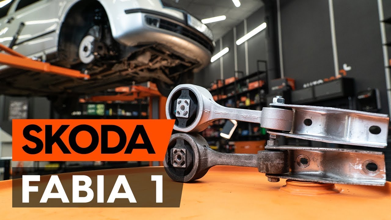 Kako zamenjati avtodel nosilec motorja zadaj na avtu Skoda Fabia 6Y5 – vodnik menjave