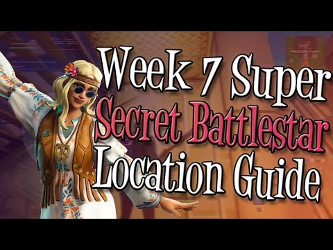 Fortnite - Secret Battlestar Location Week 7 Season 9 : Utopia Challenges : (Location Guide)