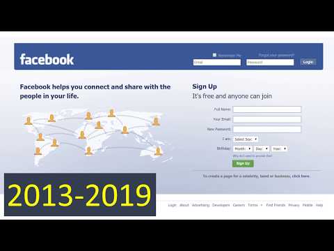 Evolution Of Facebook Login Page 2004 - 2020 | Facebook Evolution 2004 - 2020 | Facebook Evolution