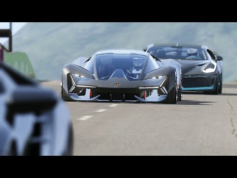 Lamborghini Terzo Millennio vs Hypercars at Highlands