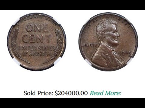 $204000 One Cent US Coin 1943