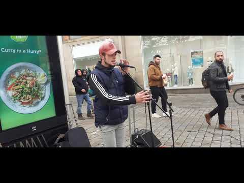 Ben E  King - Stand by me - Busking cover by Ross Anderson