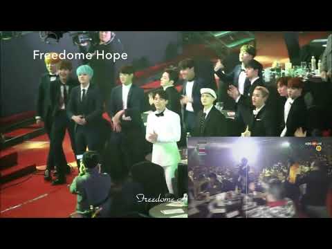 160114 BTS reaction to Rap Monster "Buckubucku" (by MFBTY)