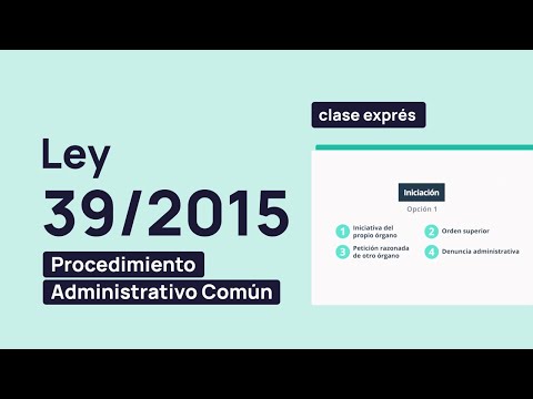 ▷ Ley 39/2015 Procedimiento Administrativo Común 📖 GoKoan Oposiciones 📚