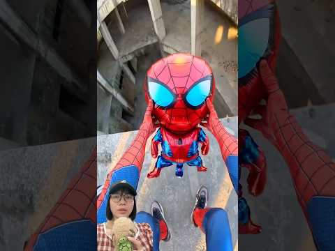 Spider-man làm vỡ các quả bóng #trendingshorts #trendingvideo #shorts #shortsviral #viralshorts