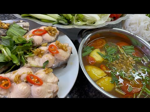 CÁ BÔNG LAU NẤU LẨU CHUA  CHUA CAY CAY ĐẬM ĐÀ THƠM NGON.