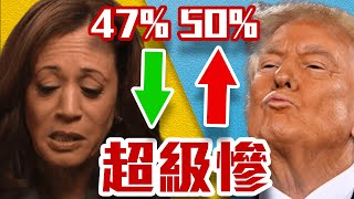 [討論] 賀錦麗接受專訪後破功，民調直直落?