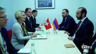 Встреча министра иностранных дел Армении с государственным секретарем Федерального департамента иностранных дел Швейцарии
