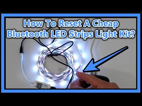 YouTube video about: How to factory reset led strip lights?