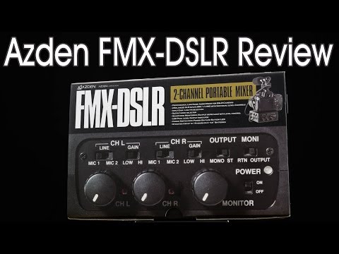 Azden FMX_DSLR Portable Mixer-Adapter for DSLR | Reverb