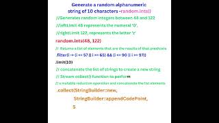 Generate a random alphanumeric string  || Java Selenium || Automation testing